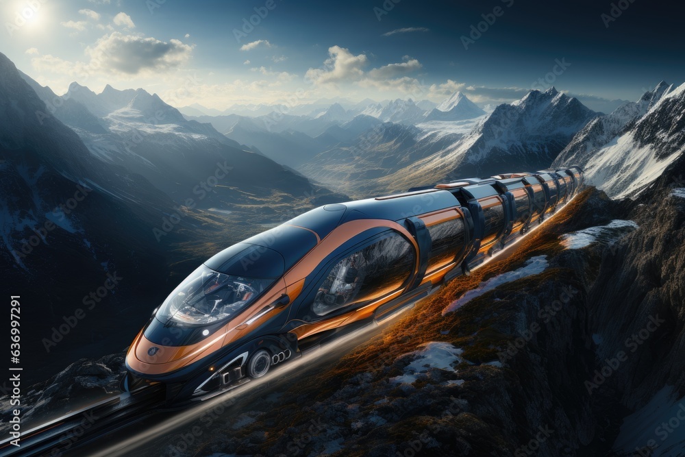 Future of travel, space tourism train