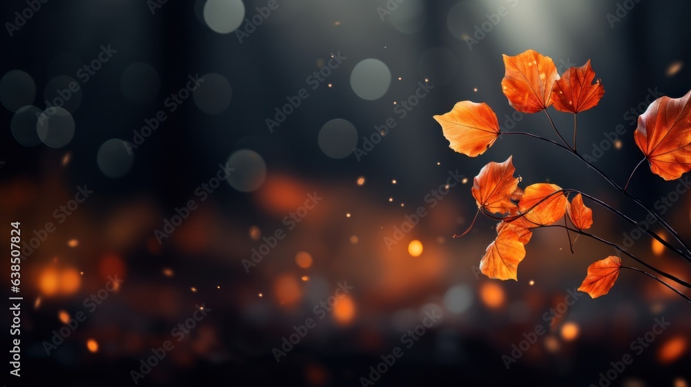 Autumn leaves background