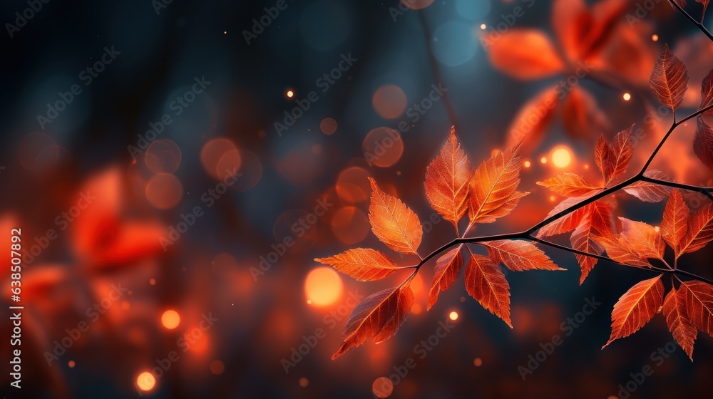 Autumn leaves background