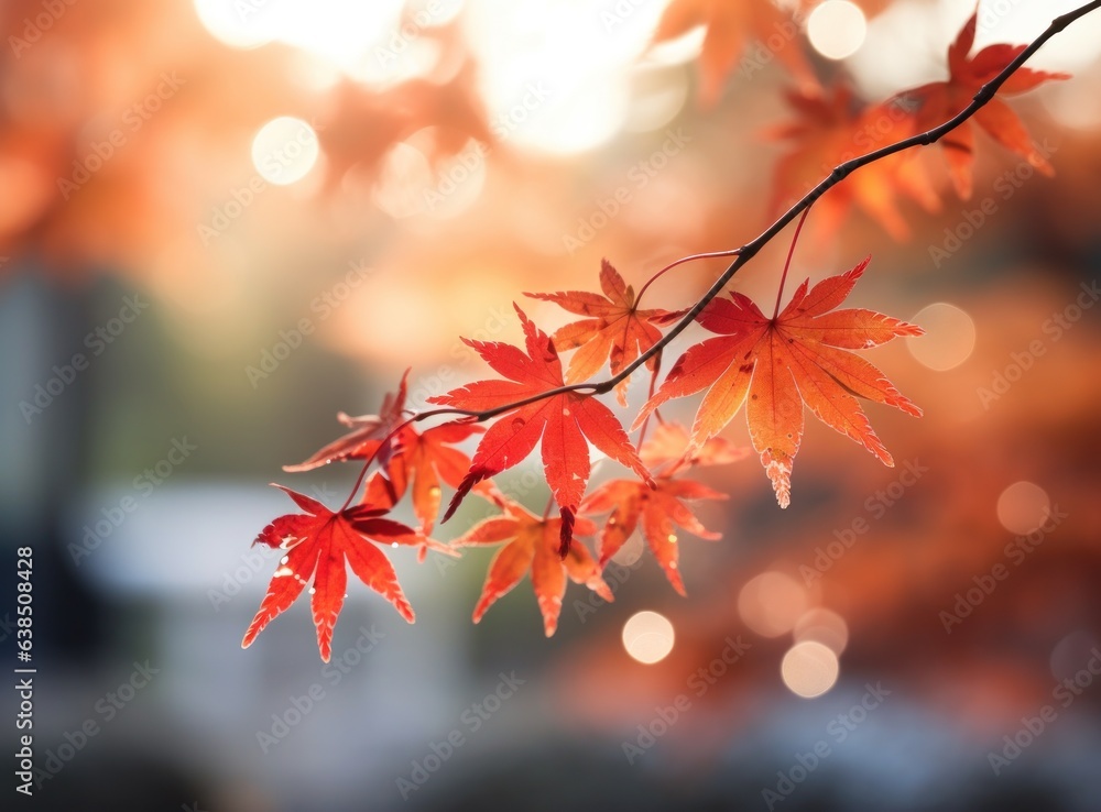 Autumn leaves background