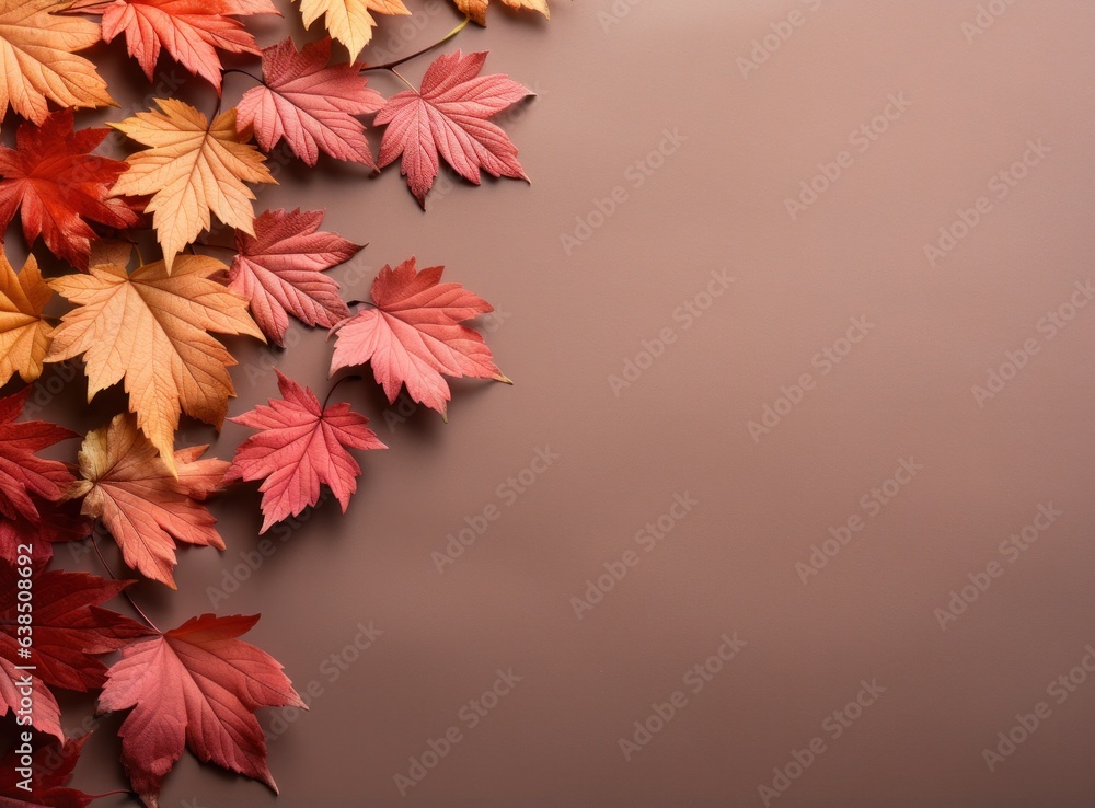 Autumn leaves background