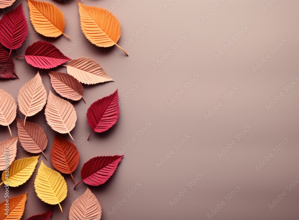 Autumn leaves background