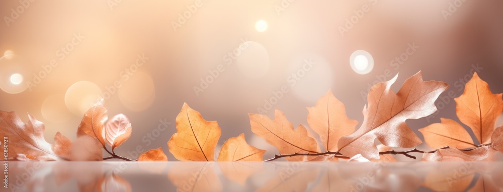 Autumn leaves background