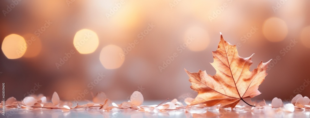 Autumn leaves background