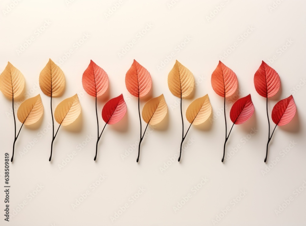 Autumn leaves background