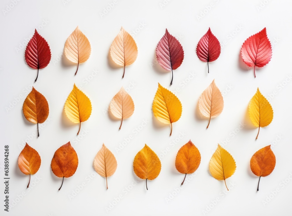 Autumn leaves collection