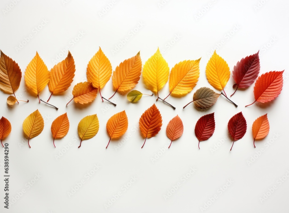 Autumn leaves collection