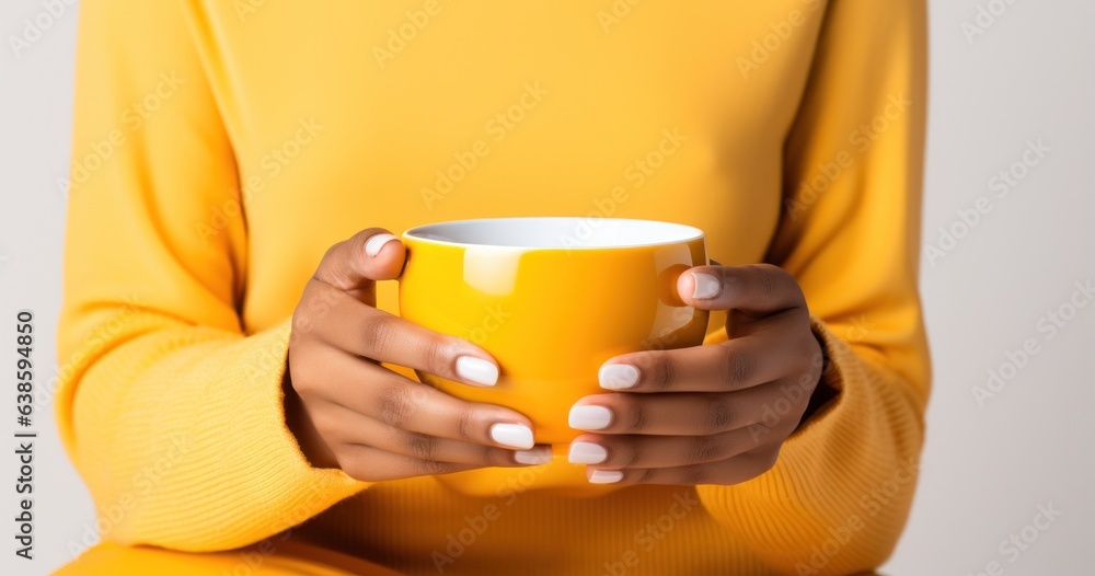 Vivid background with orange tea