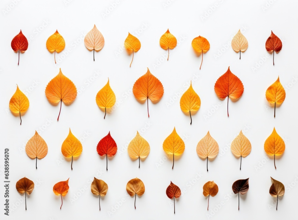 Autumn leaves collection