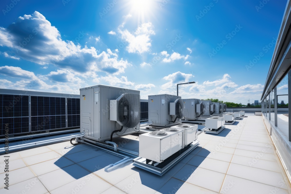 Solar power panels and HVAC Systems with Automation