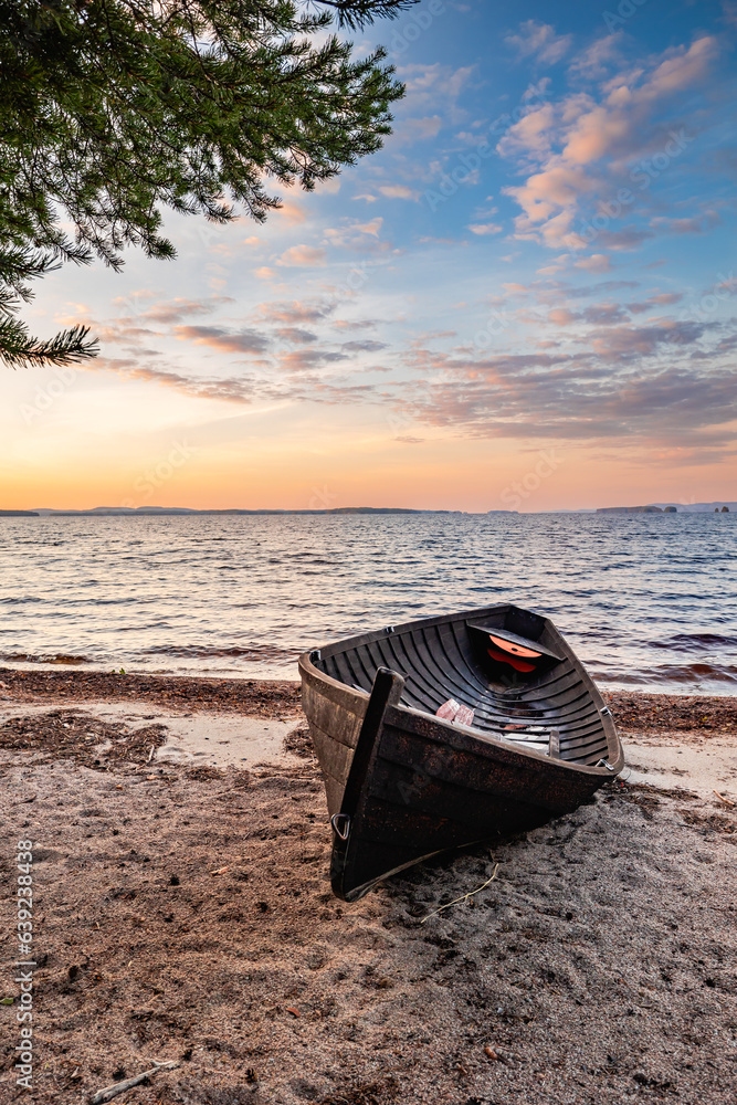 boat on the beach