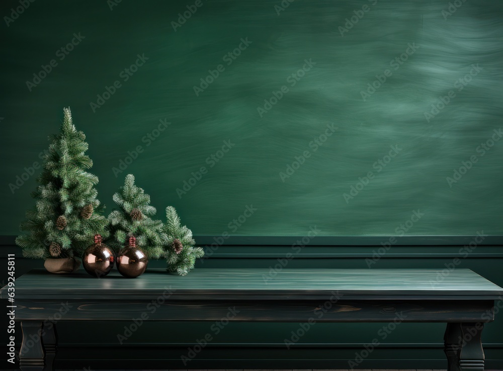 Green Christmas background