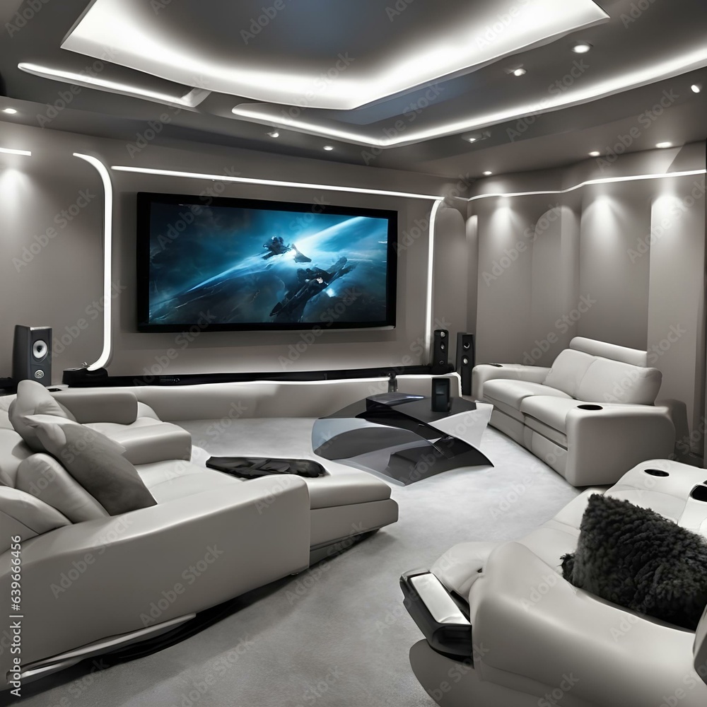 modern theater room