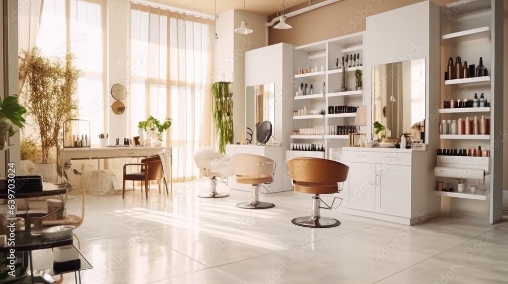 Beauty salon interior