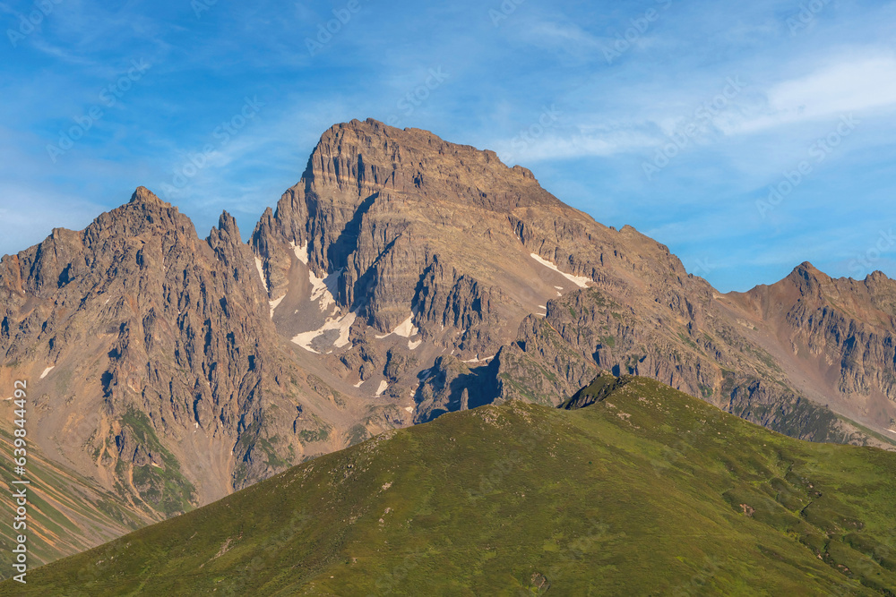 The 3562-meter-high Kemerli Kackar mountain in the Black Sea region of Turkey.