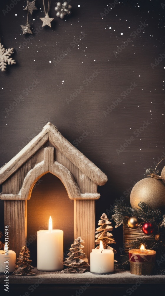 Cozy Christmas background