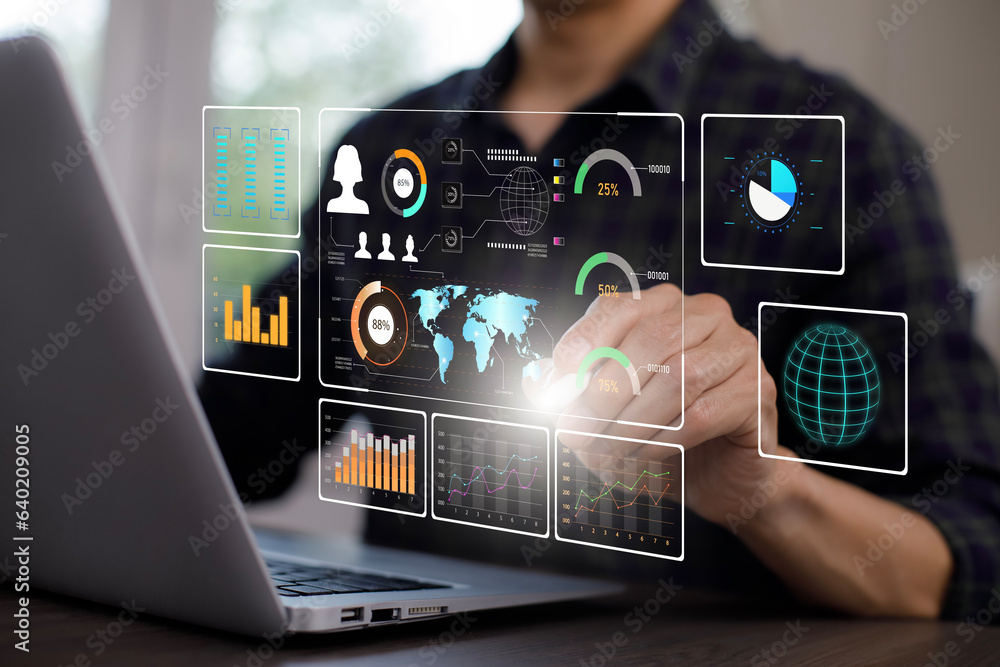 Working Data Analytics and Data Management Systems and Metrics connected to corporate strategy datab