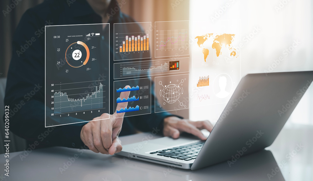 Working Data Analytics and Data Management Systems and Metrics connected to corporate strategy datab