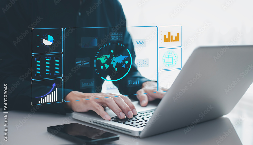 Working Data Analytics and Data Management Systems and Metrics connected to corporate strategy datab