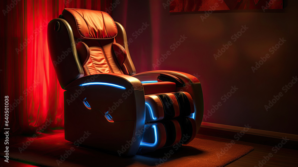 An electric massage chair. Generative Ai