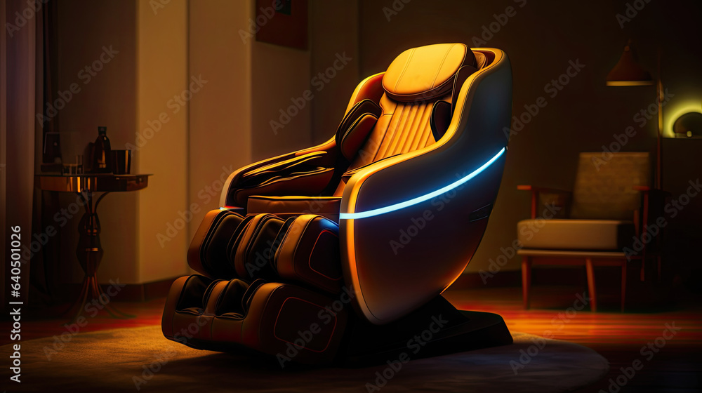 An electric massage chair. Generative Ai