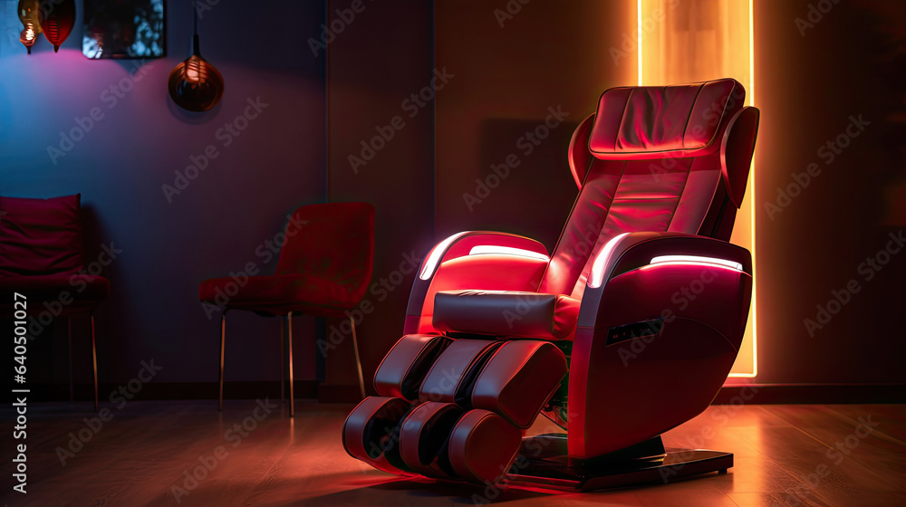 An electric massage chair. Generative Ai