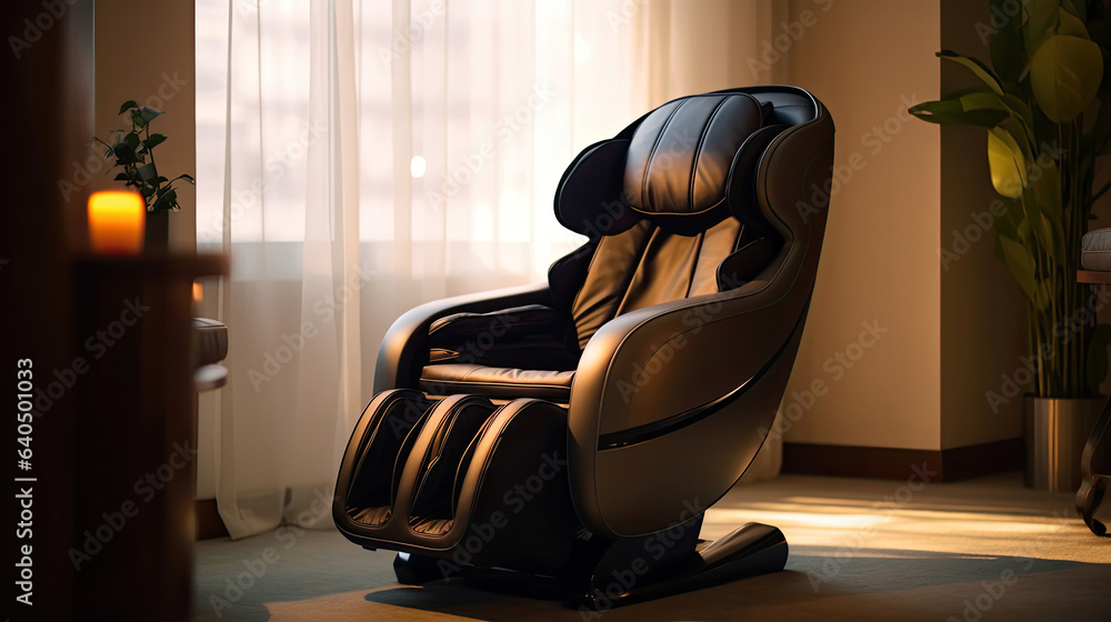 An electric massage chair. Generative Ai