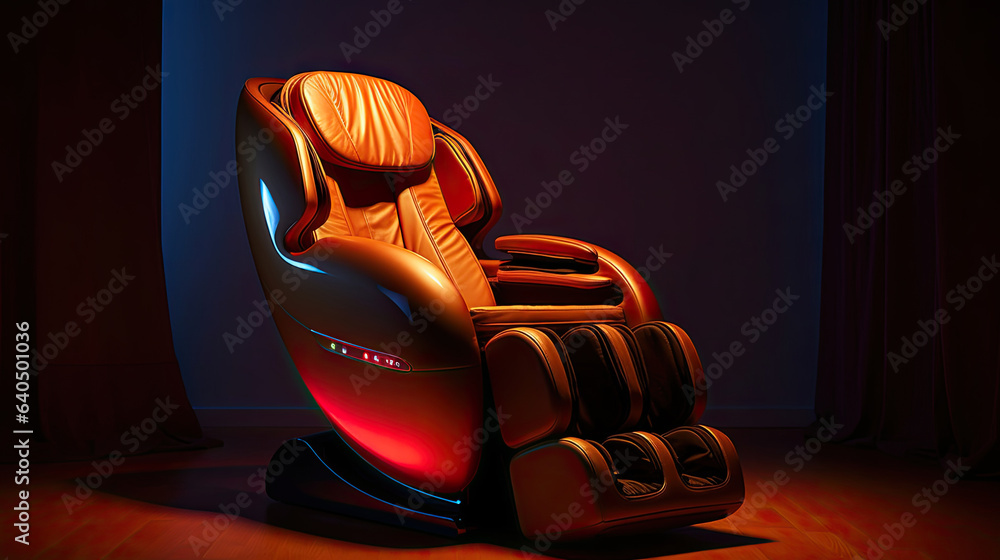 An electric massage chair. Generative Ai