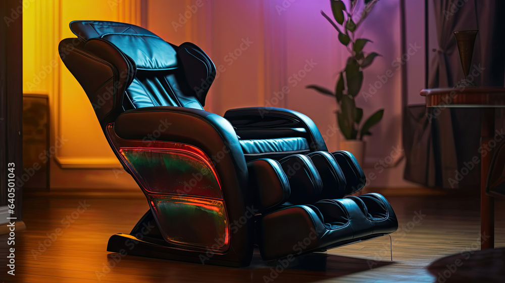 An electric massage chair. Generative Ai