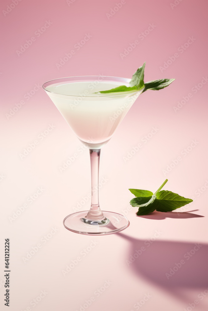 Classic Lime Daiquiri Cocktail with a Garnish