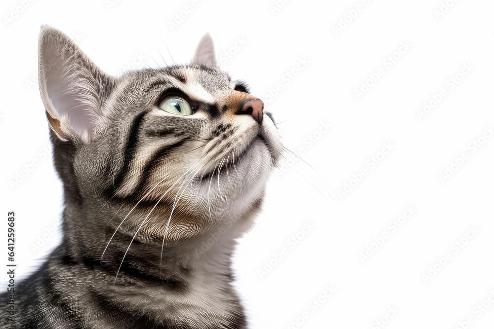 Cat photo realistic illustration - Generative AI.