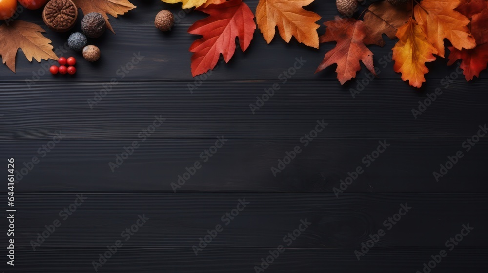 Dark autumn background