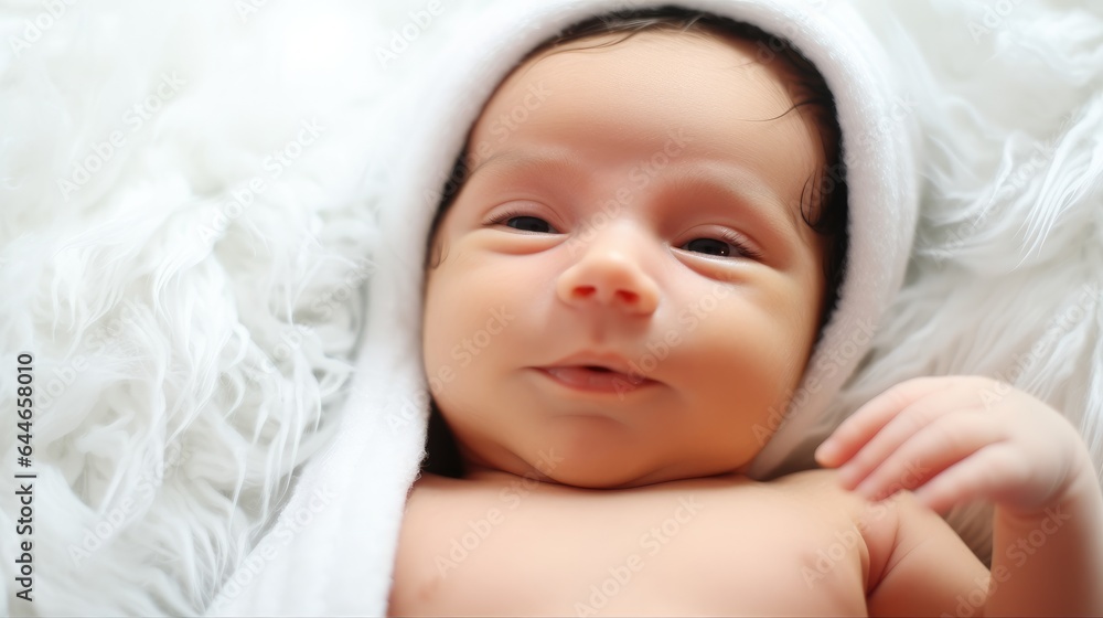 Newborn baby, A healthy child.