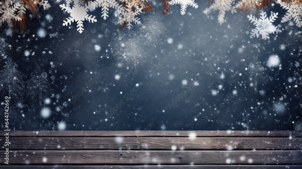 Winter cozy background