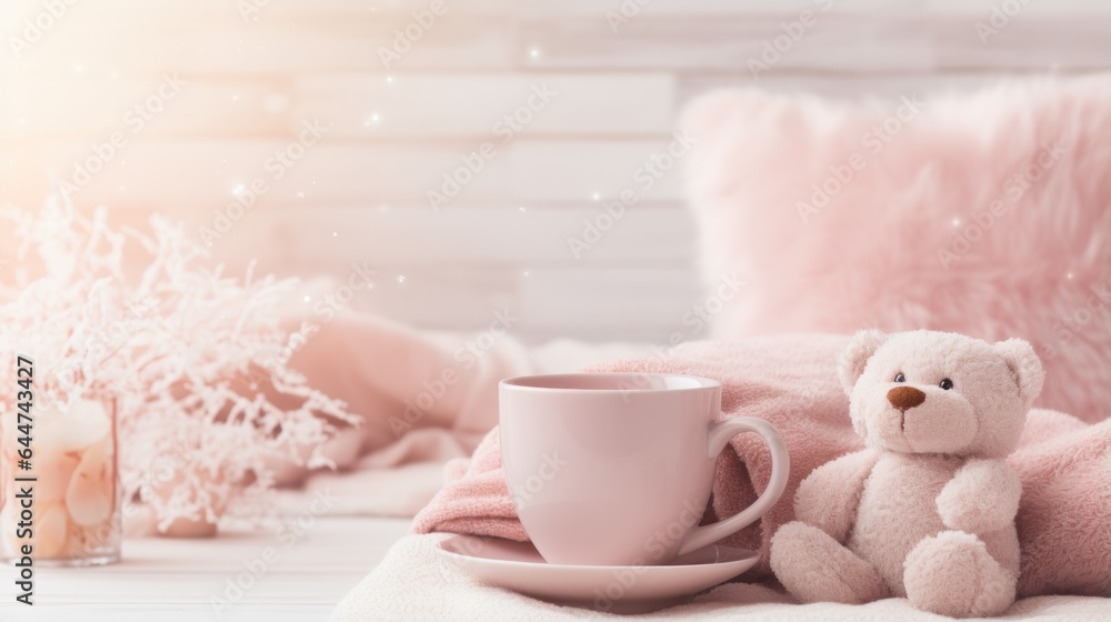 Winter cozy background