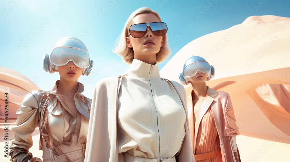 Women in Futuristic Fashion styles