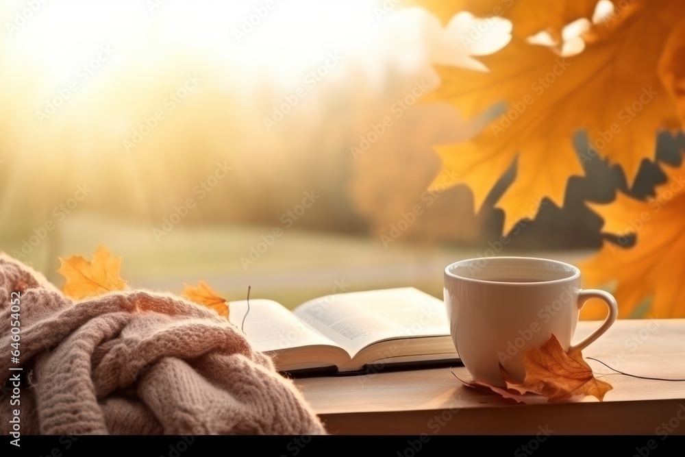 Autumn cozy background