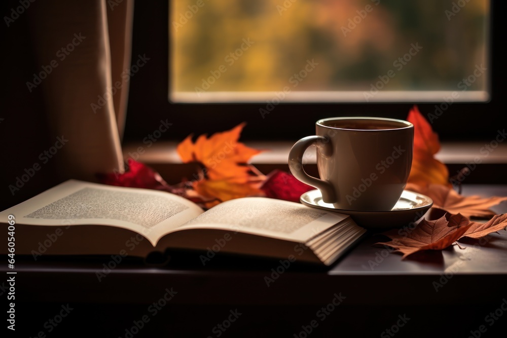 Autumn cozy background