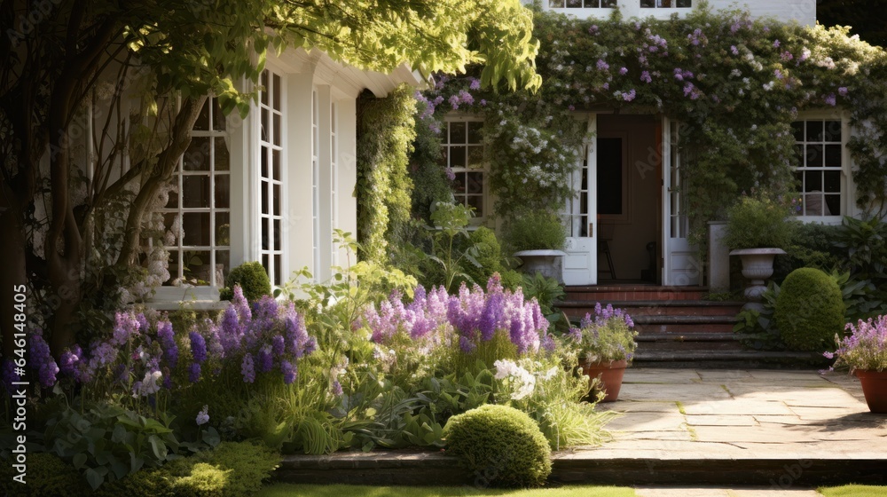 Classic english garden design