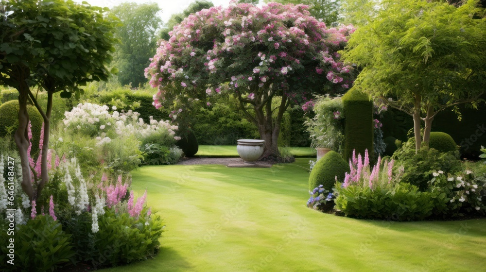 Classic english garden design