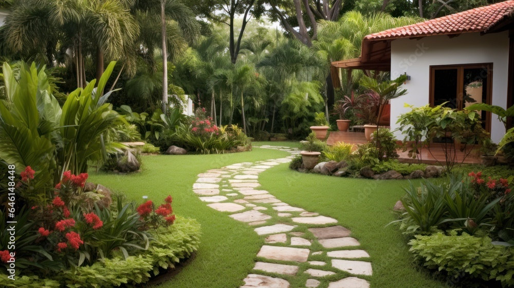 Classic Hispanical garden design