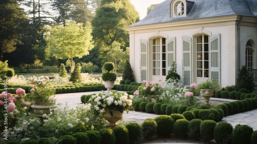 Classic french garden design