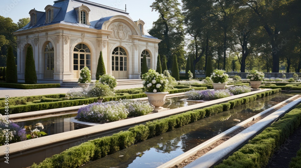 Classic french garden design