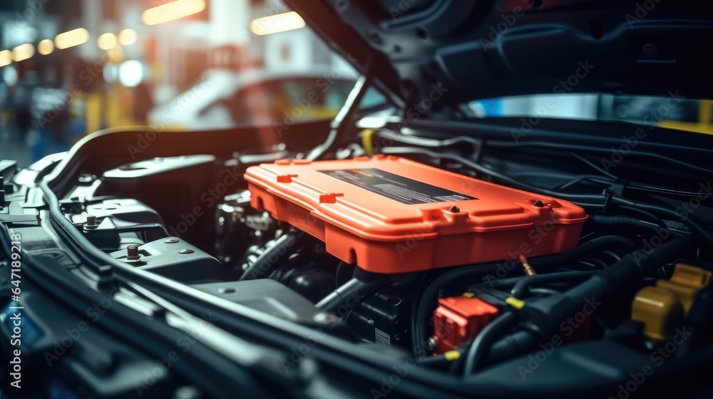 Maintenance of car battery, Check the electrical system inside the car, Repairing a car in auto repa