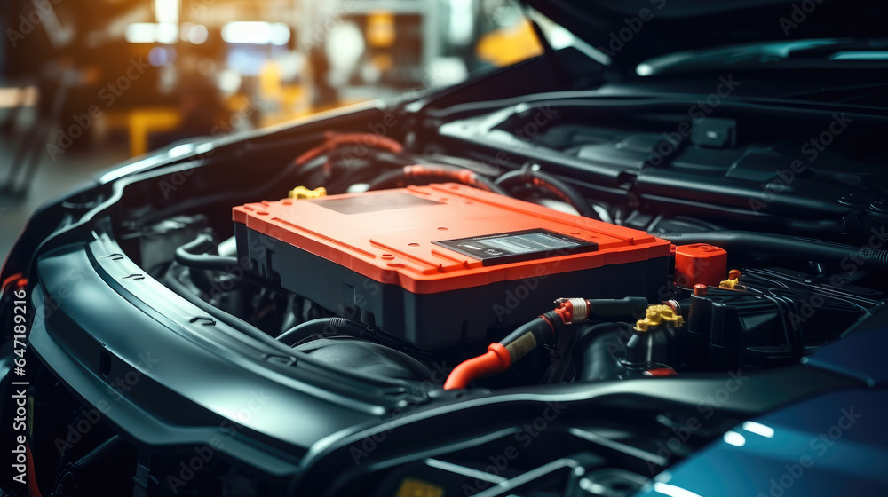 Maintenance of car battery, Check the electrical system inside the car, Repairing a car in auto repa