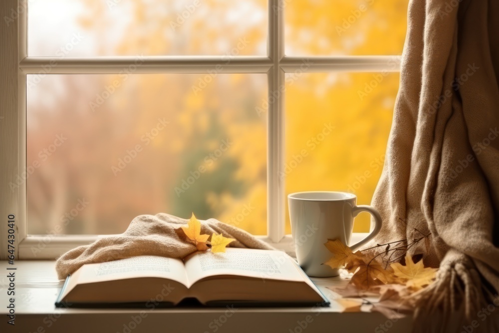 Autumn cozy background