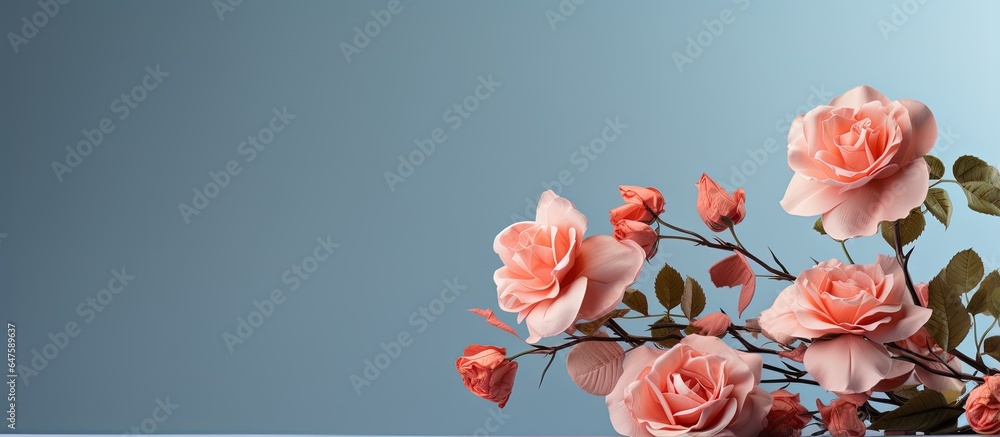 Artificial flower resembling a beautiful rose