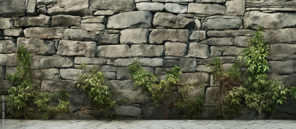 Background made of stone wall