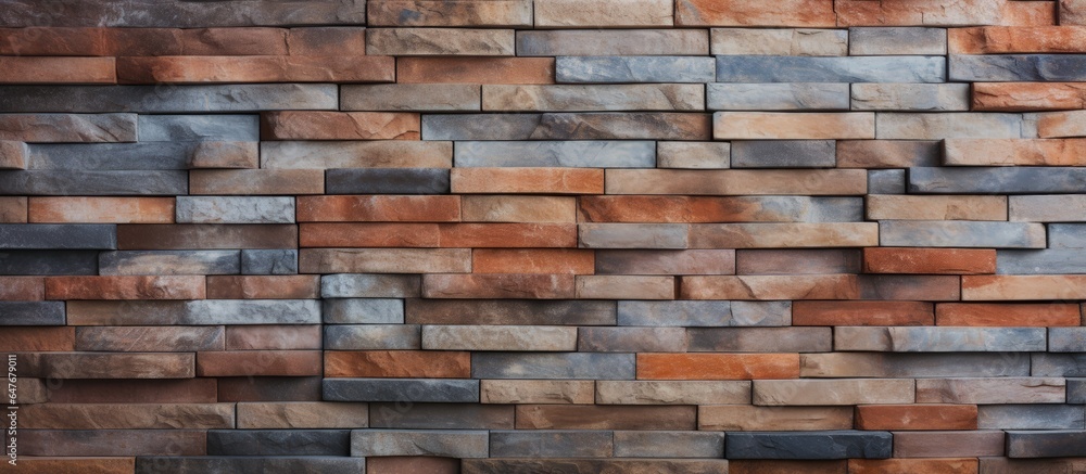 Background of textured brick wall pattern