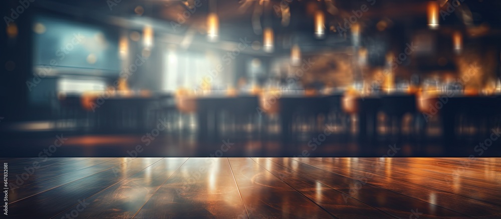 Luxurious interior with blurred abstract background designed for the web